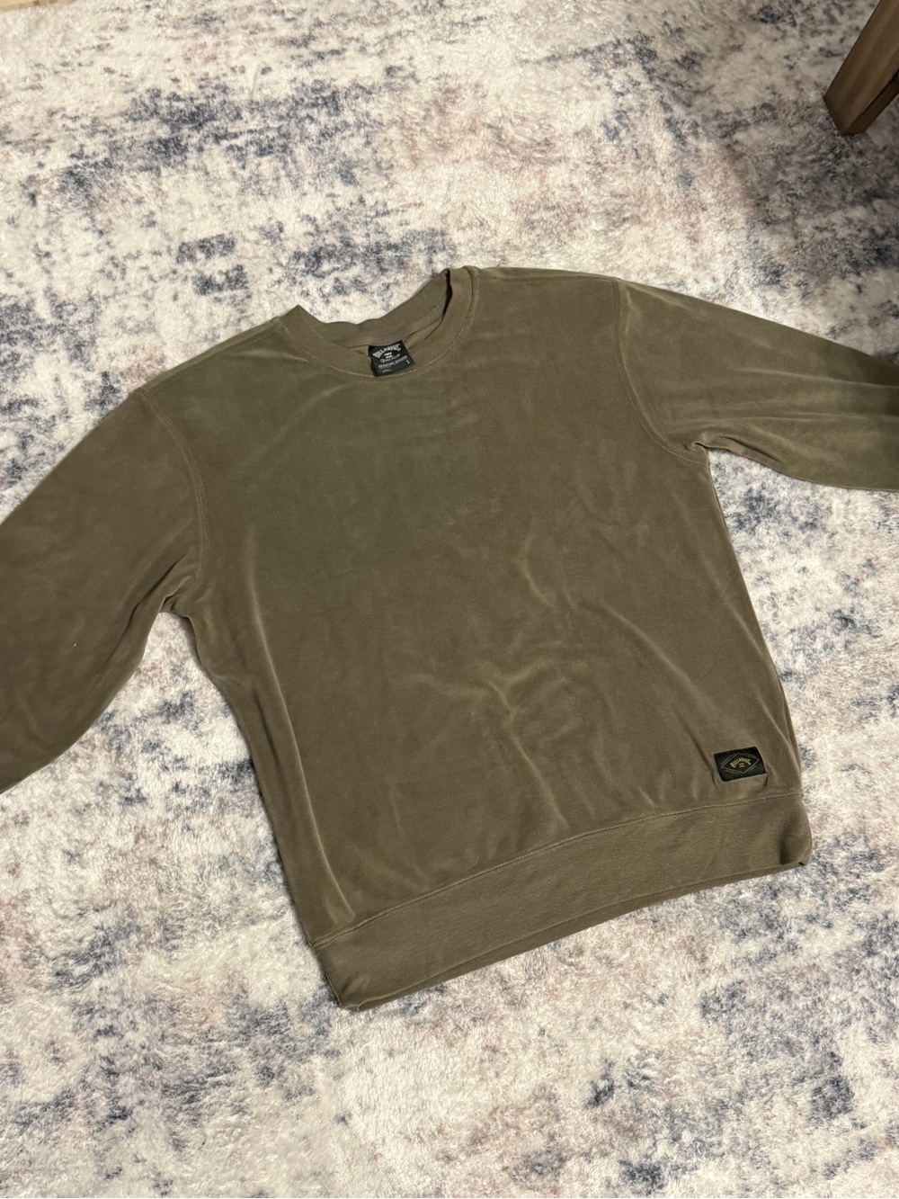 Billabong Olive Crewneck Sweatshirt